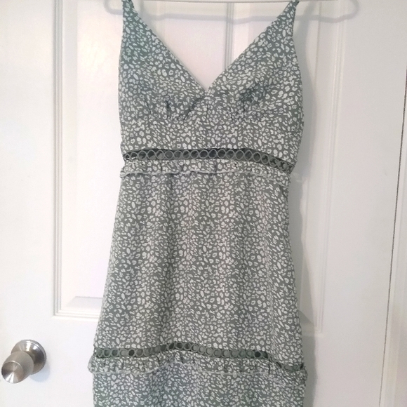 Women's Summer Dress in light green by Hello Molly, size XS. - Picture 1 of 5